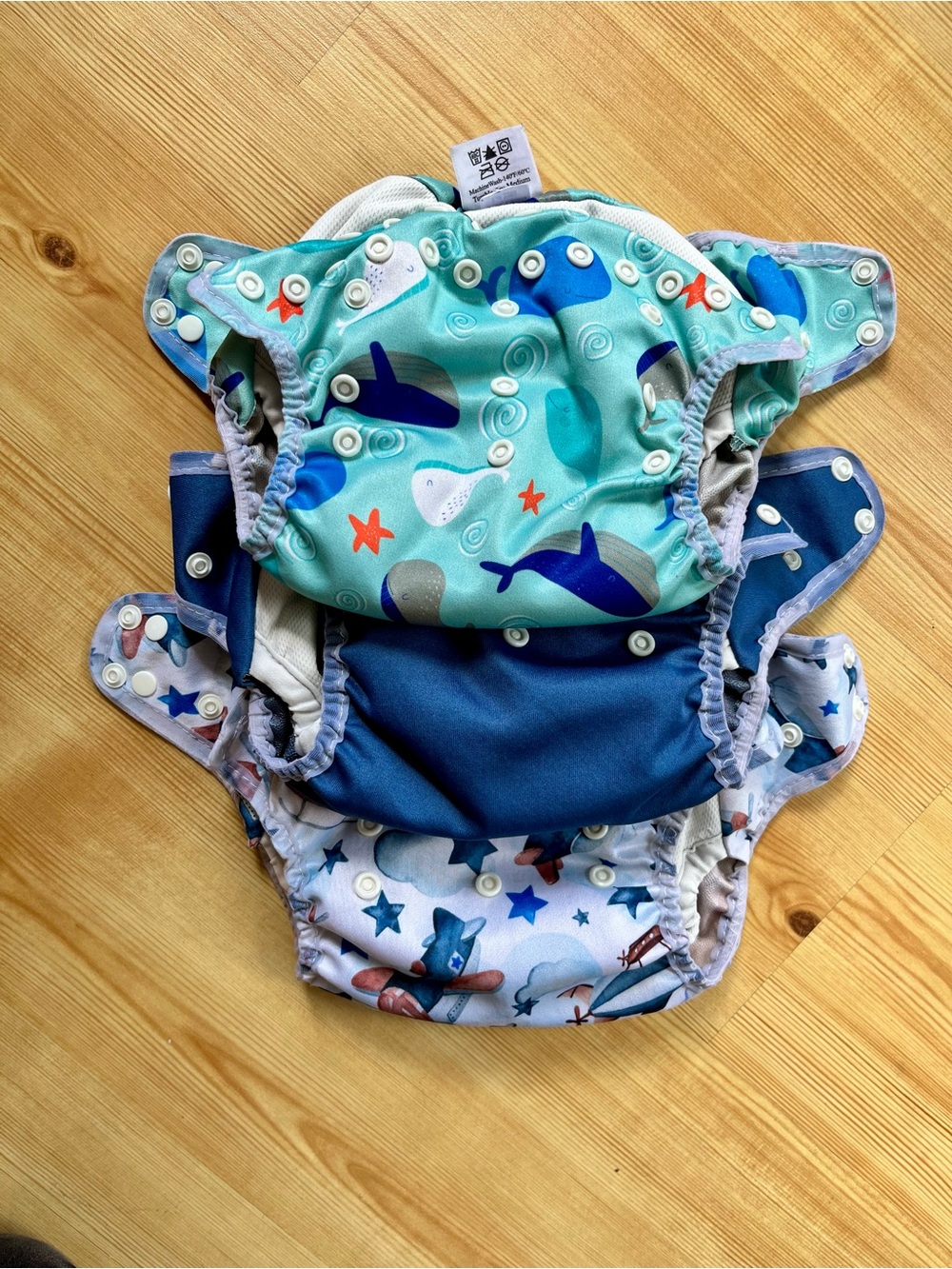Cloth Diaper Three Pack - Mother-Ease Wizard Uno